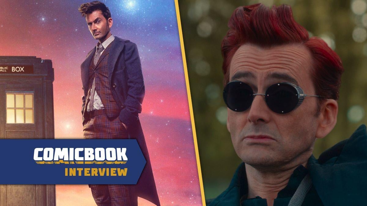 Good Omens Star David Tennant Addresses Show's Doctor Who Reference  (Exclusive)