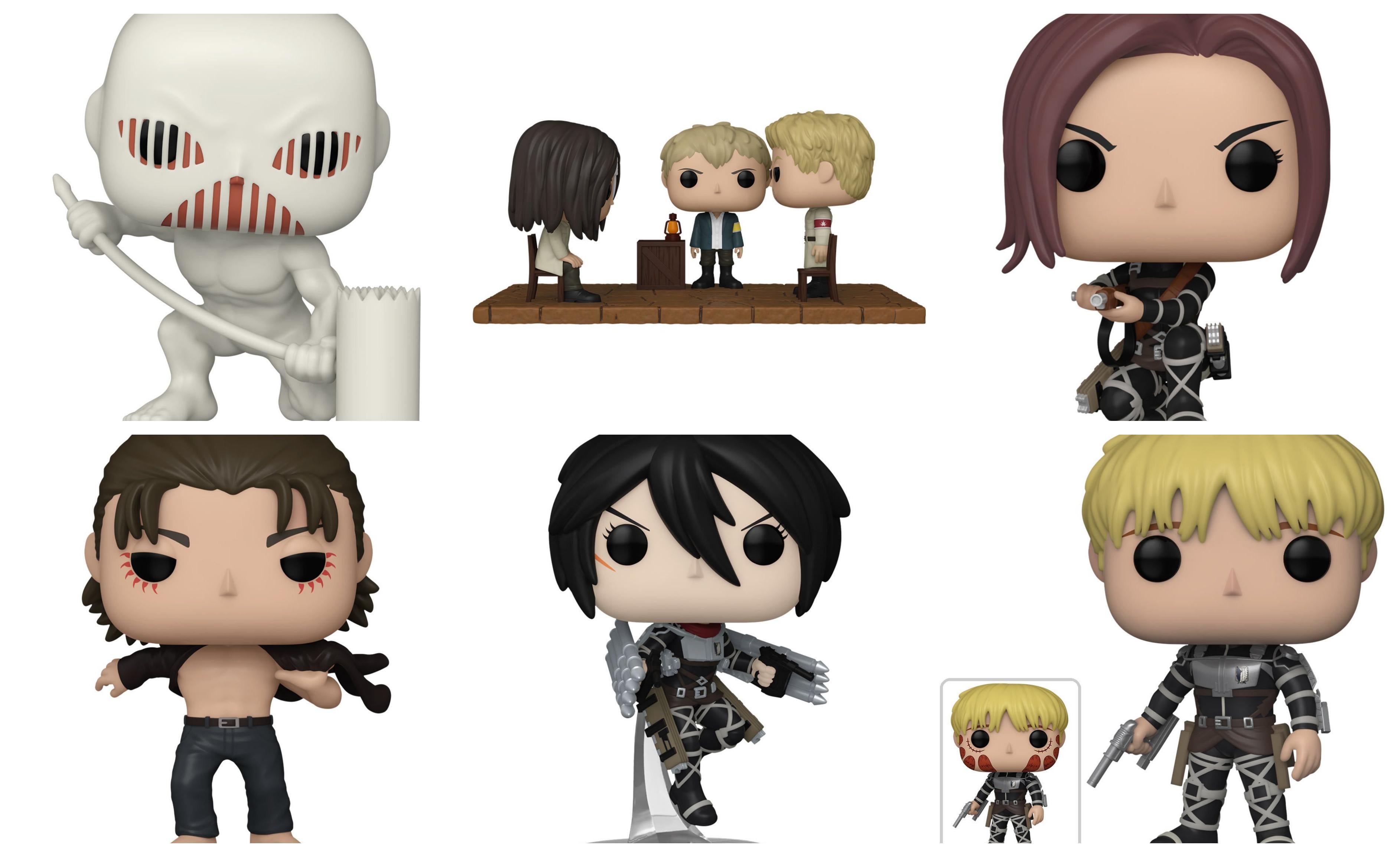 New Attack On Titan Funko Pop Pre Orders Eren War Hammer Titan