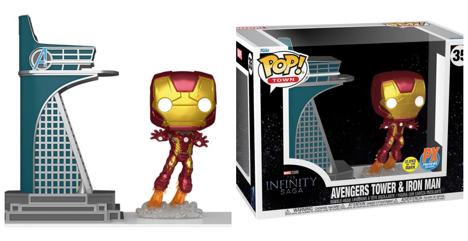 Avengers Tower With Iron Man Funko Pop Town Exclusive Is On Sale Now