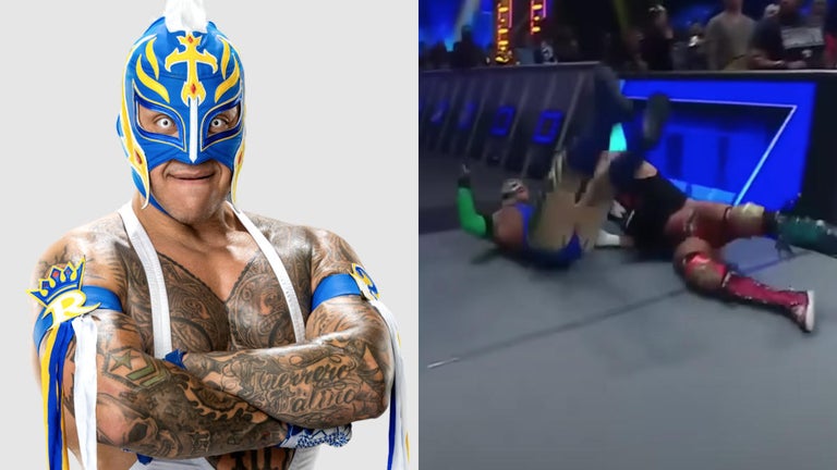 Rey Mysterio Injured During 'WWE SmackDown,' Match Against Santos Escobar Stopped