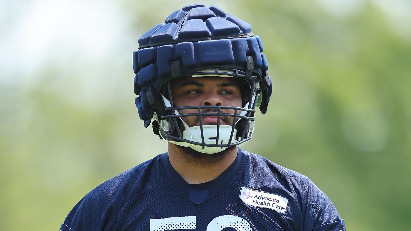 Bears' Darnell Wright crushes OL conditioning test after accidentally following WR offseason running program