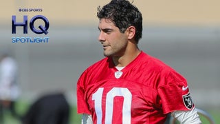 Here's what Raiders' Josh McDaniels said about Jimmy Garoppolo throwing 7  interceptions in two camp practices 