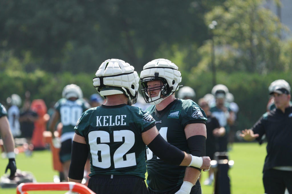 Eagles training camp: Landon Dickerson passionate about Cam Jurgens forging own path in replacing Jason Kelce