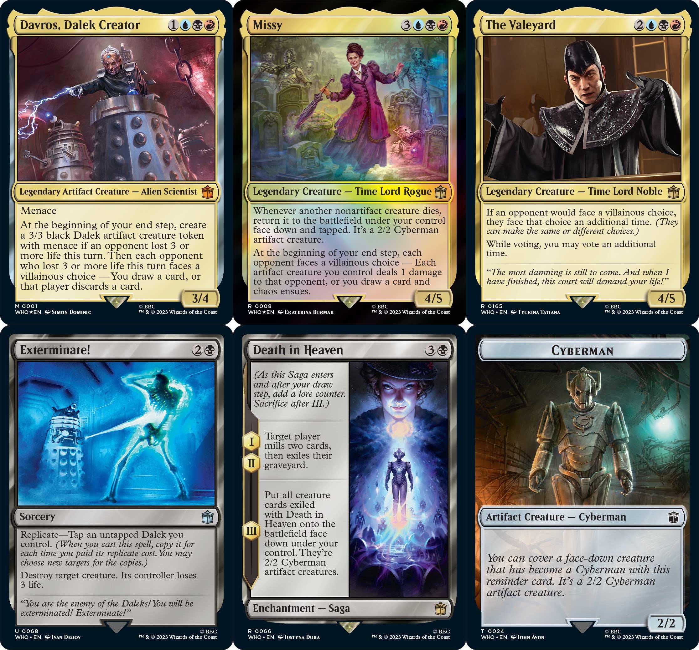 Magic The Gathering Reveals New Look at Doctor Who Set