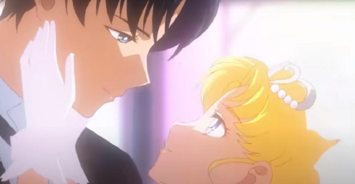 sailor moon usagi and mamoru kiss