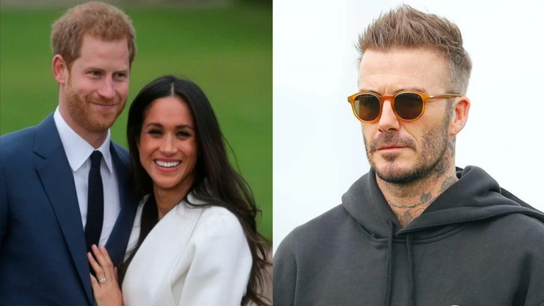 'Furious' David Beckham Reportedly Ends Friendship With Prince Harry and Meghan Markle