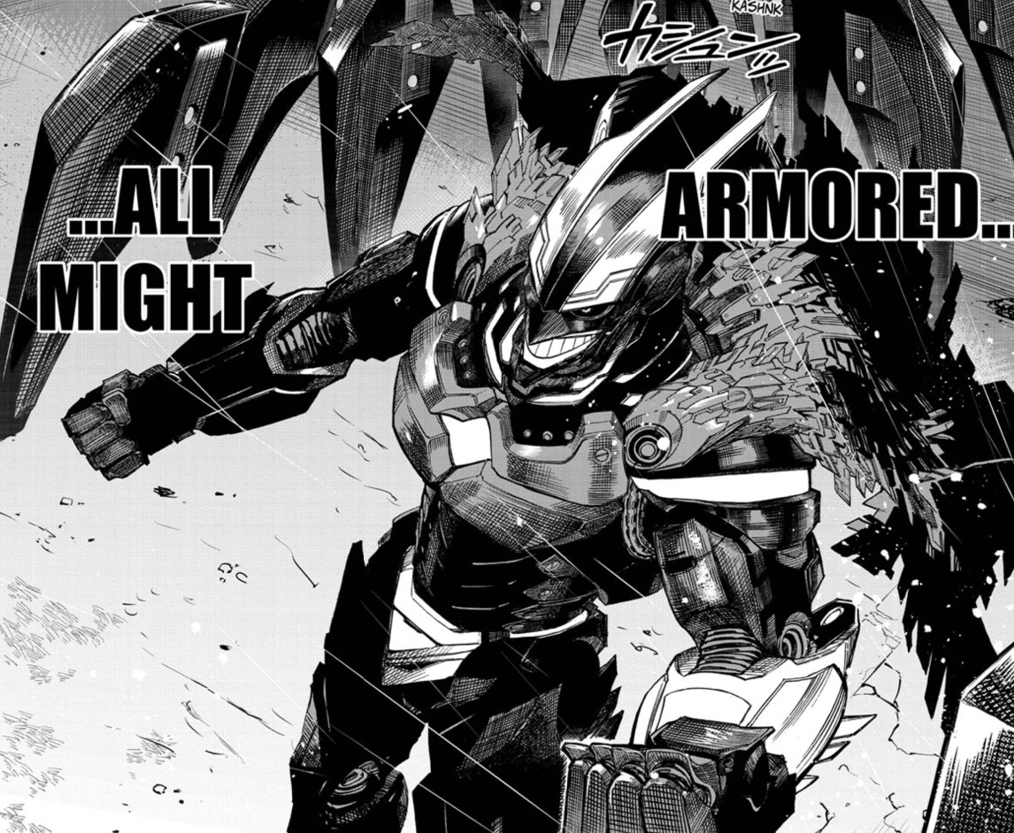 My Hero Academia Reveals All Mights Iron Man Armor