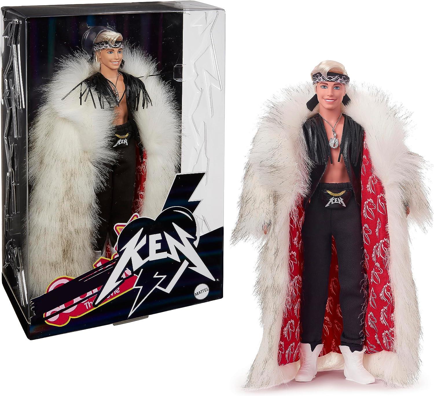 Barbie Movie Ken In Faux Fur Coat Doll Is Back On Amazon photo