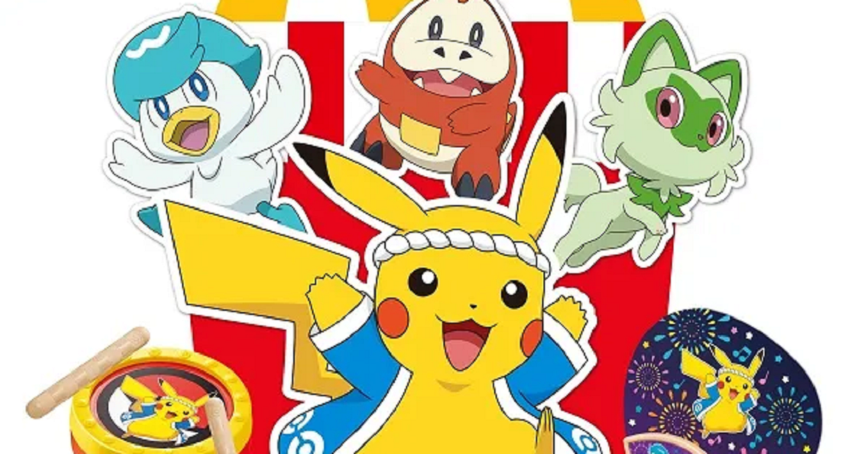 The McDonald's Pokemon collaboration for 2023 has appeared online