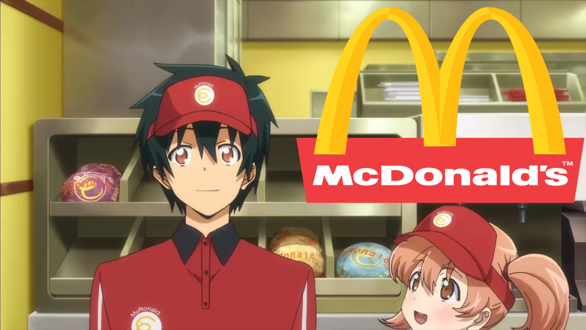The Devil Is a Part-Timer!' Anime Star Appears in McDonald's Kiosks