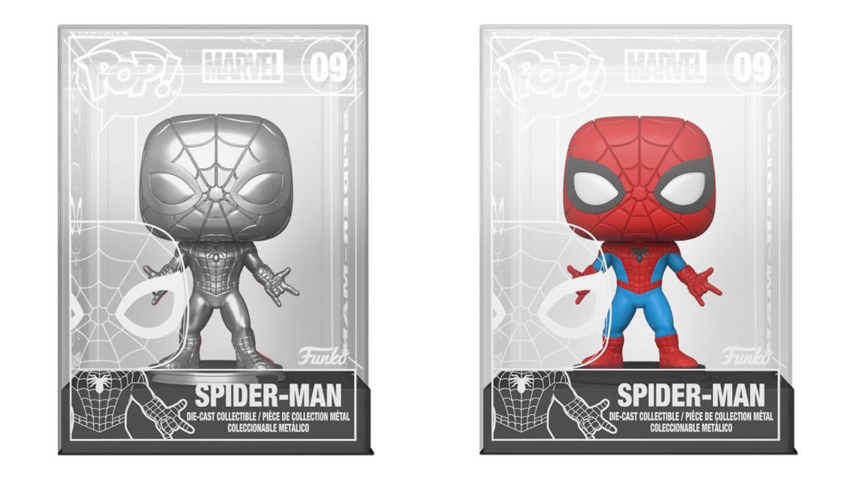 Die-Cast Spider-Man Funko Pop Launches Today With A Chance At A Chase