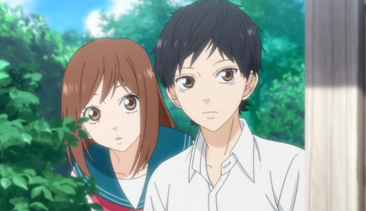 Ao Haru Ride Blue Spring Ride Couple | Poster