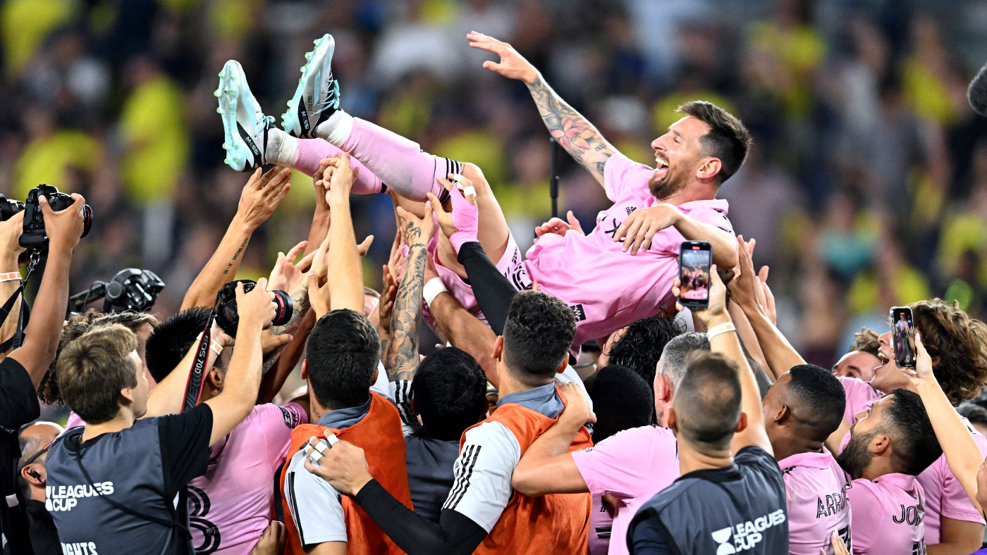 Leagues Cup Final: Lionel Messi Lands His 44th Career Trophy As Inter Miami  Beats Nashville On Penalties - In Pics