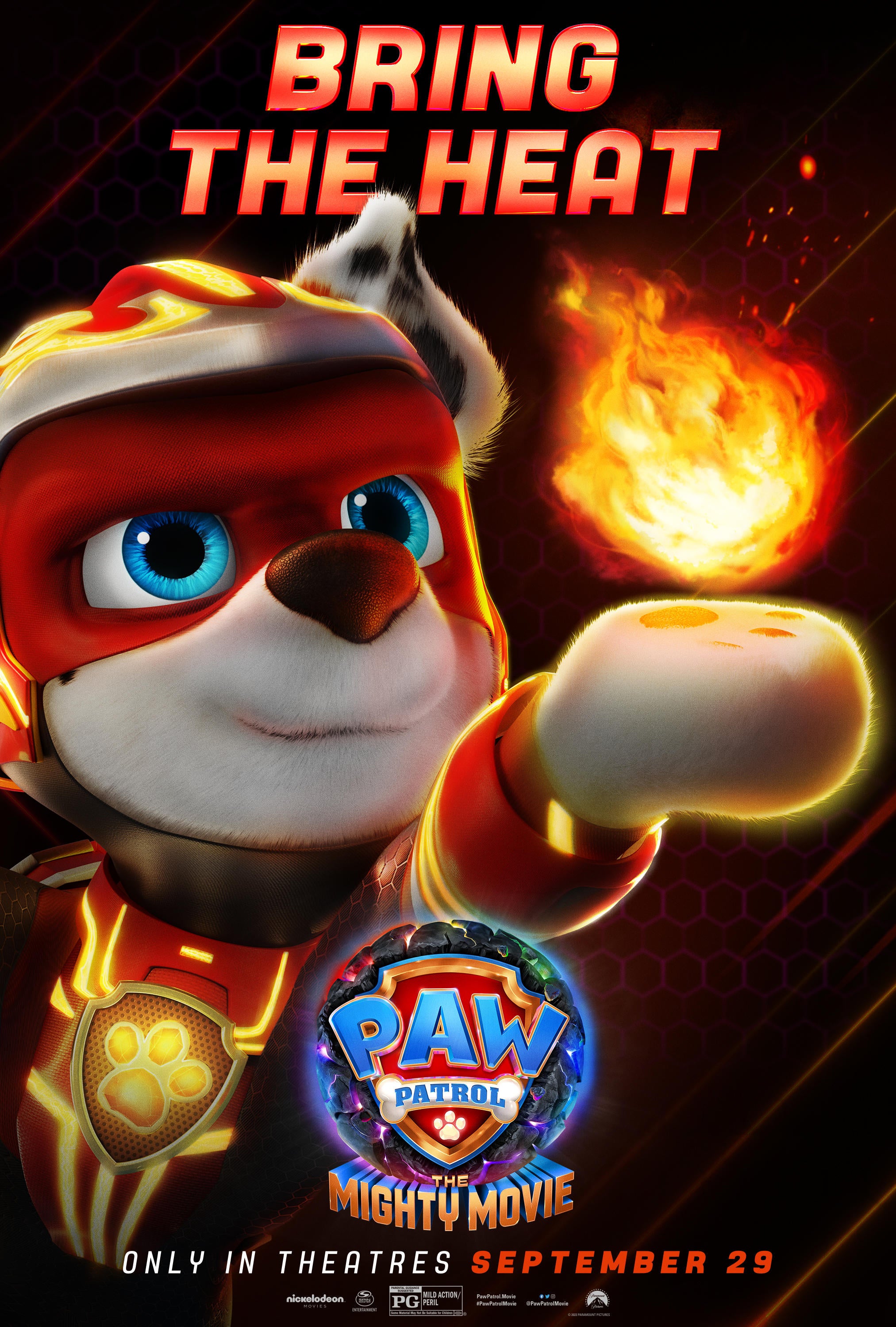 PAW Patrol: The Mighty Movie Character Posters: Marshall