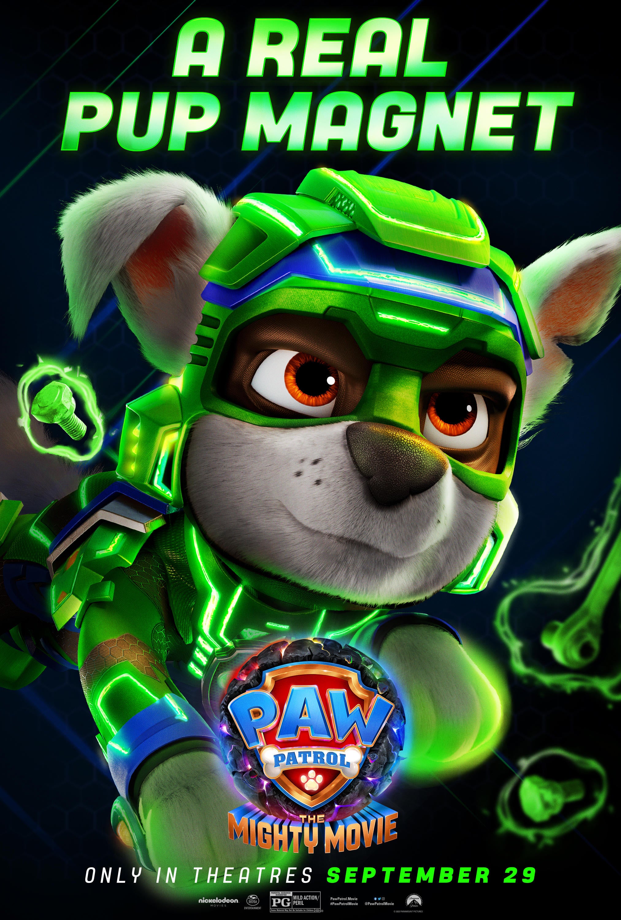 PAW Patrol: The Mighty Movie Character Posters: Rocky