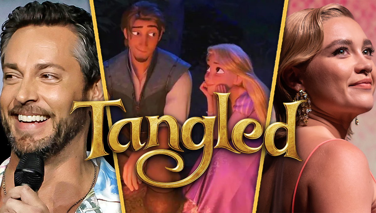 Pop Crave on X: Florence Pugh is reportedly Disney's top choice to play  Rapunzel in the rumored live-action adaptation of 'Tangled.' 🔗:    / X