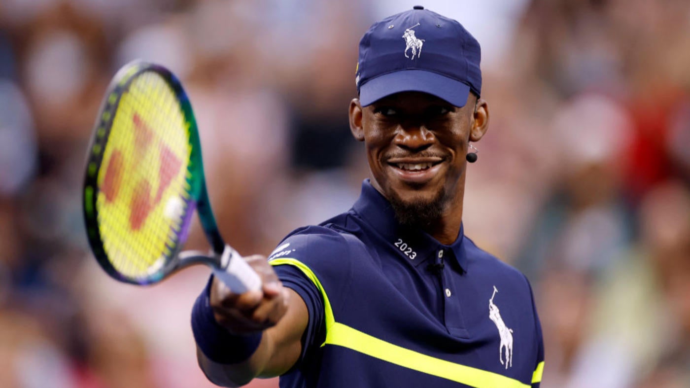 LOOK: Heat’s Jimmy Butler takes on Carlos Alcaraz in US Open charity match, wins point against world No. 1