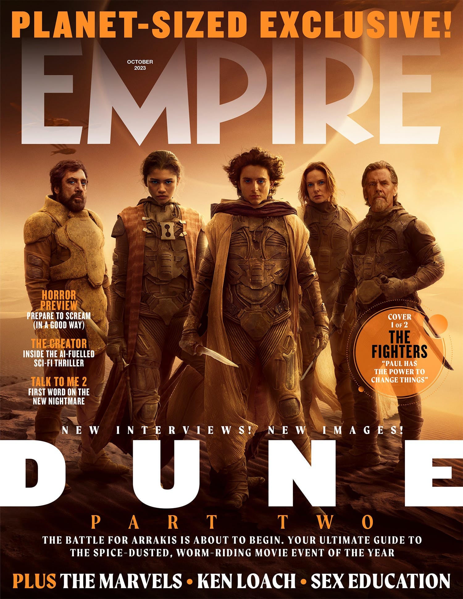 Dune: Part Two Empire Magazine Covers Revealed