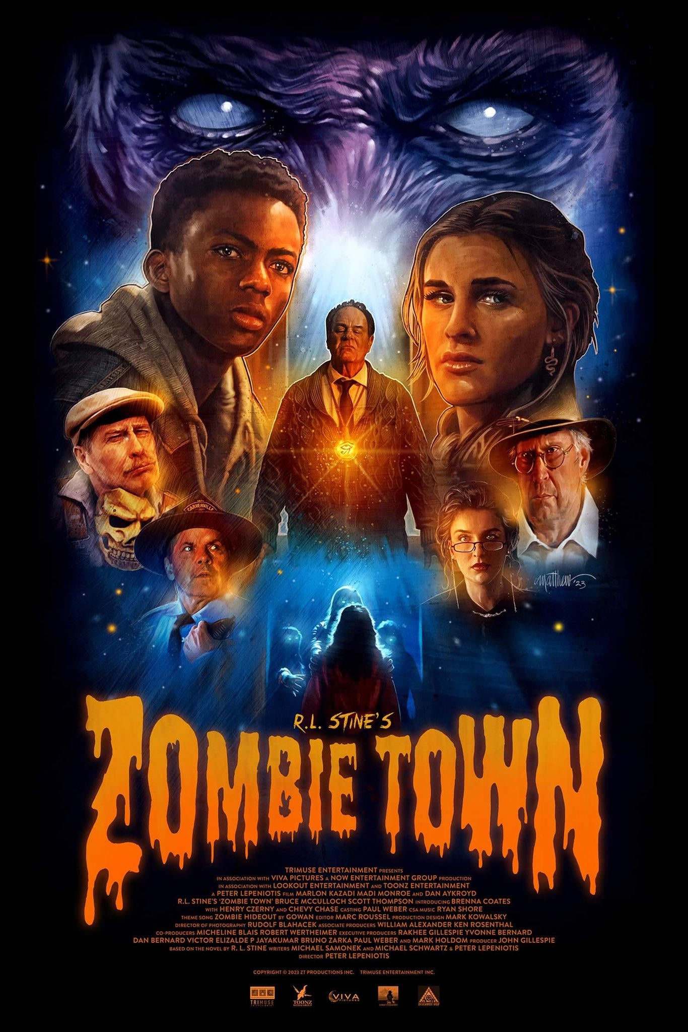R.L. Stine's Zombie Town Gets Official Poster