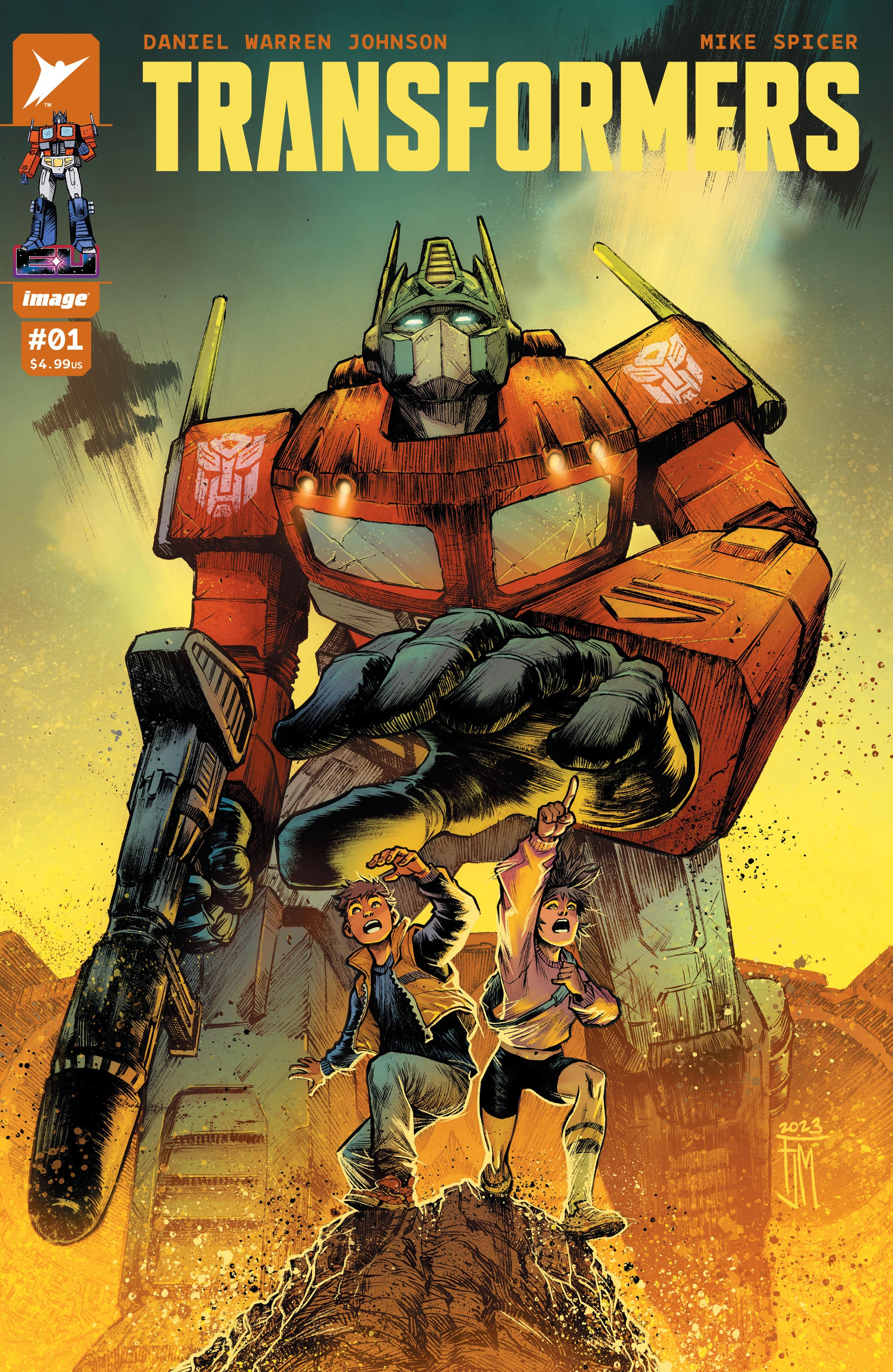 First Look At Daniel Warren Johnson's Tranformers #1 From Skybound ...