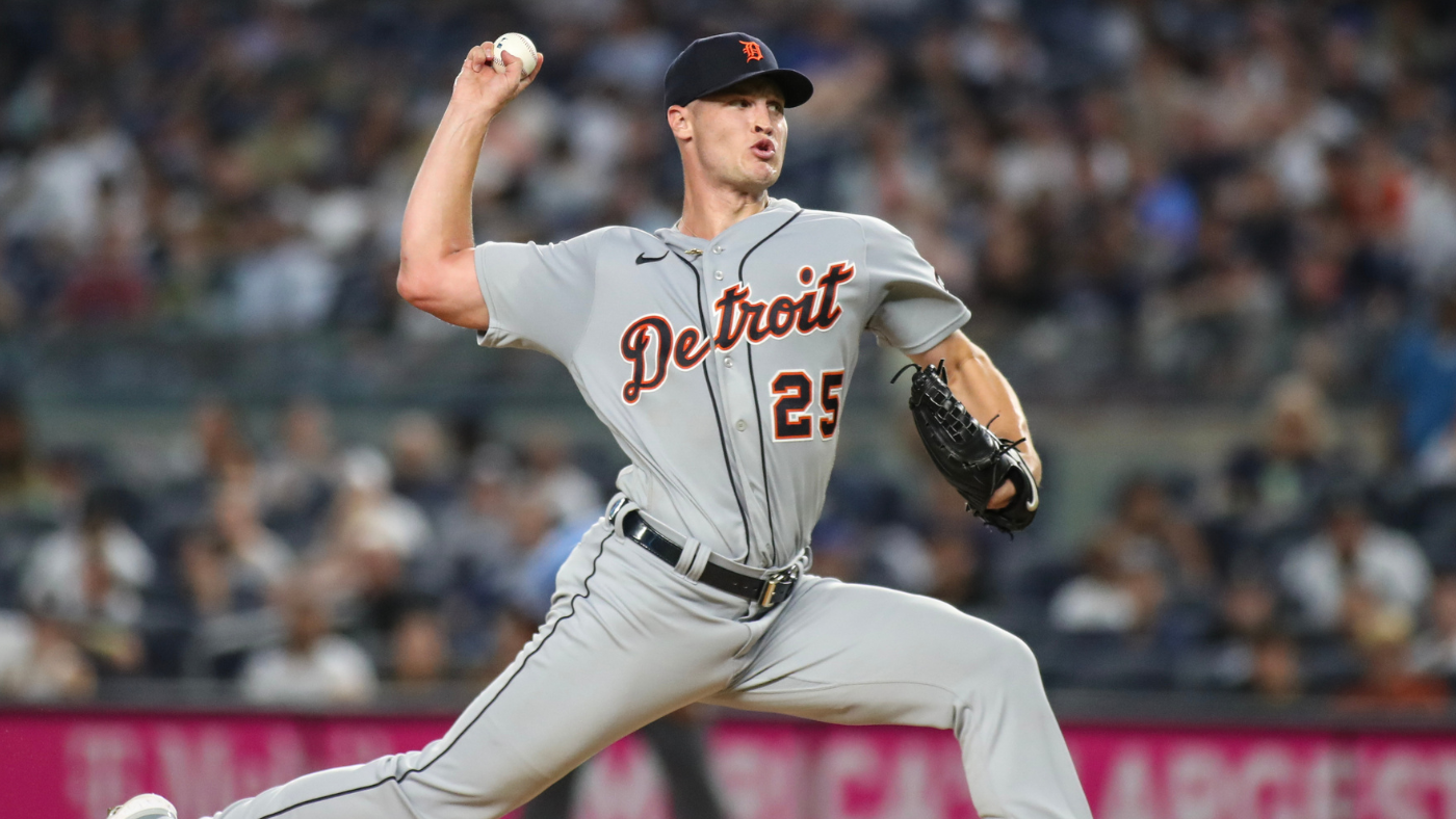 Tigers pitcher Matt Manning fractures foot on 119 mph Giancarlo Stanton comebacker
