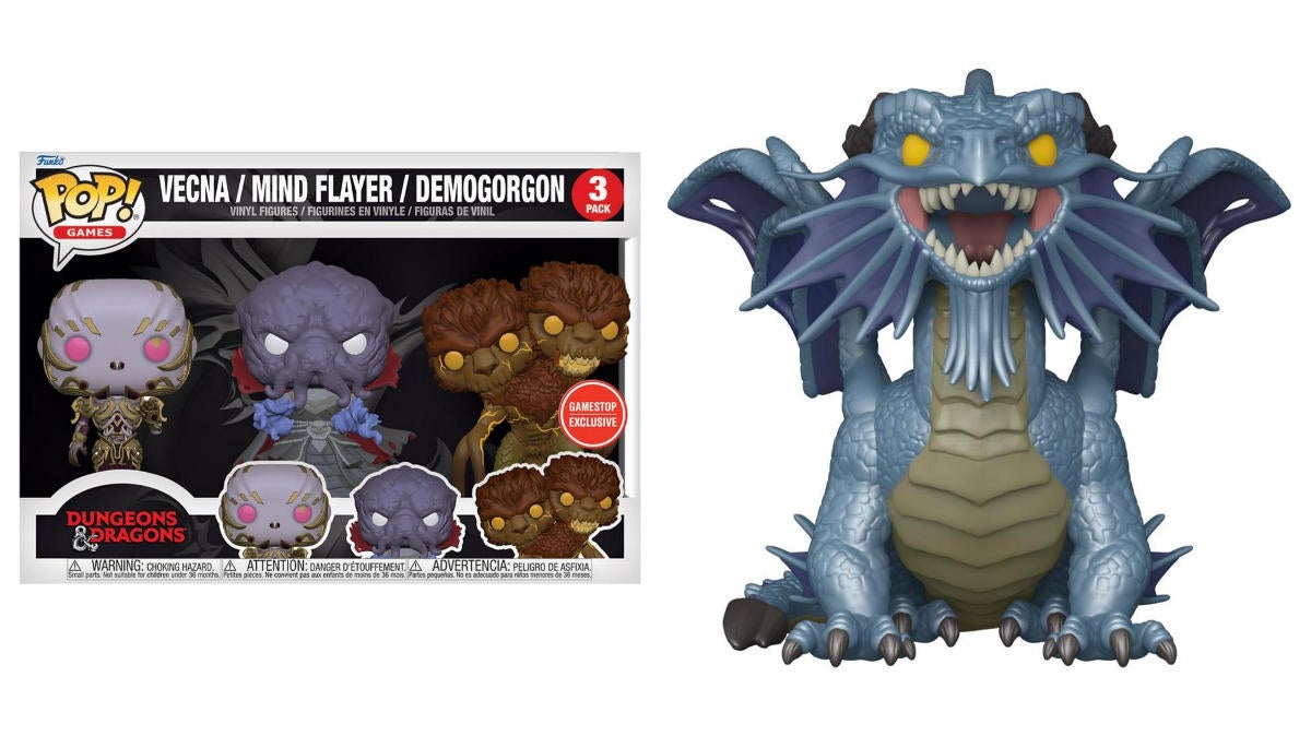 Dungeons & Dragons Funko Pops Add 3-Pack and Super-Sized Exclusives