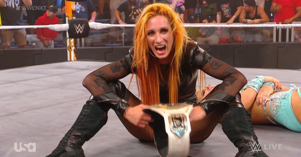 Becky Lynch Clinches WWE NXT Women's Title Over Stratton