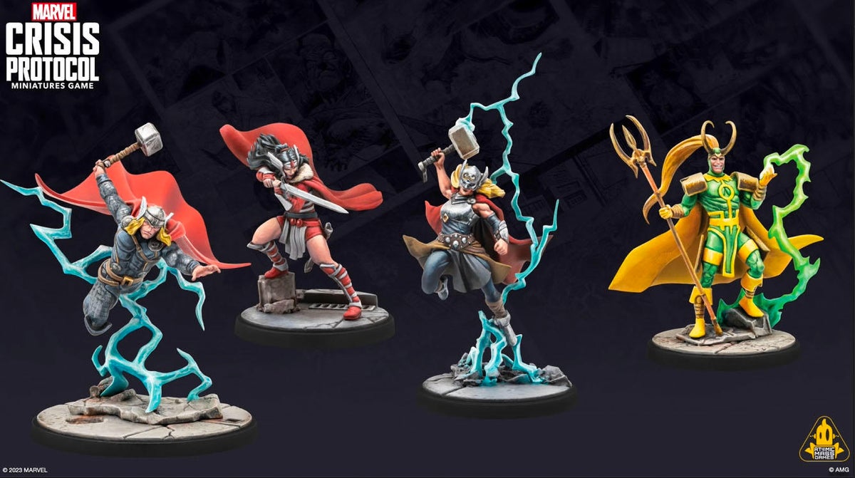 Marvel Crisis Protocol Announces New Thor, ShangChi Miniatures