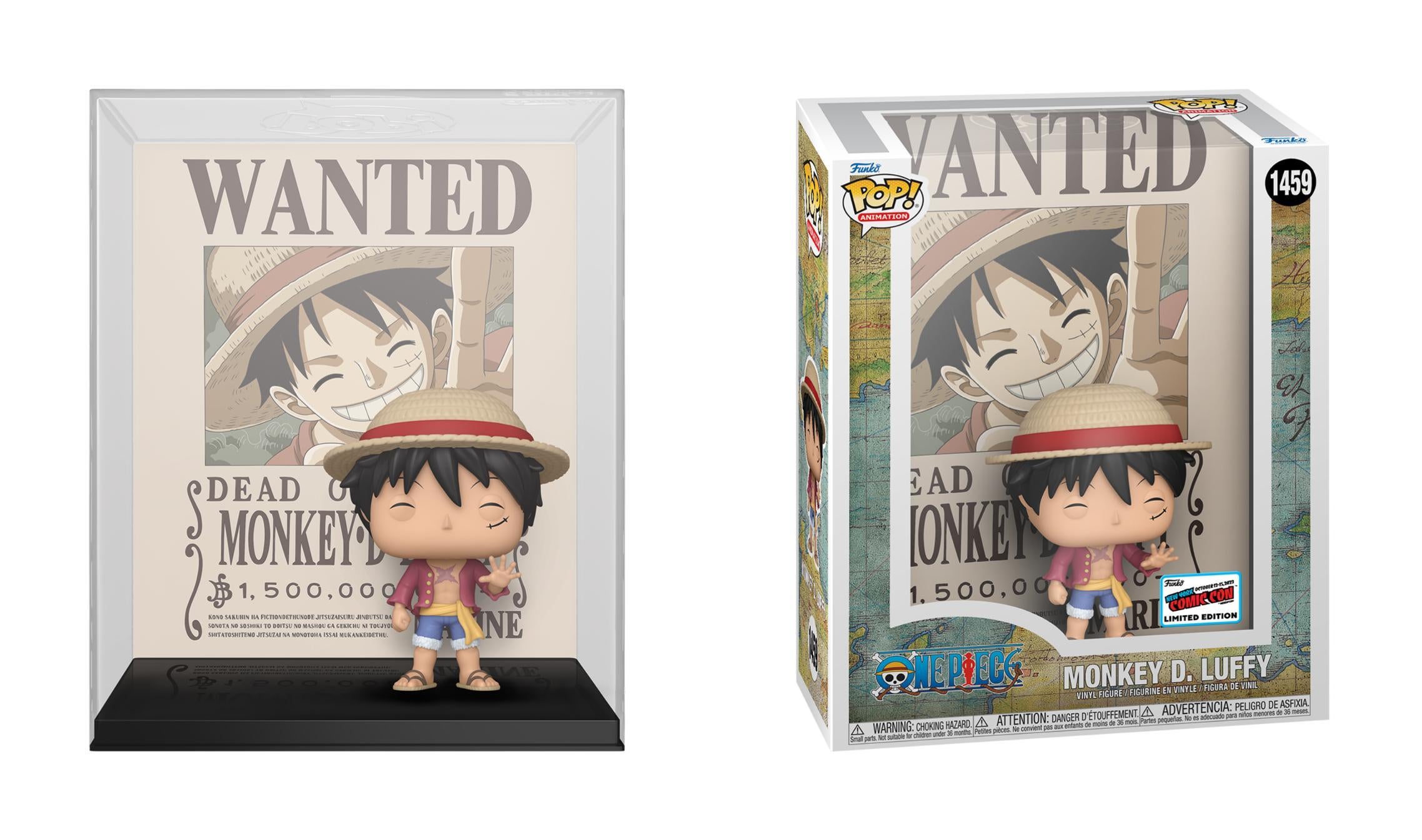NYCC Monkey D. Luffy Wanted Poster PROTECTOR ONLY – Pop Fiend