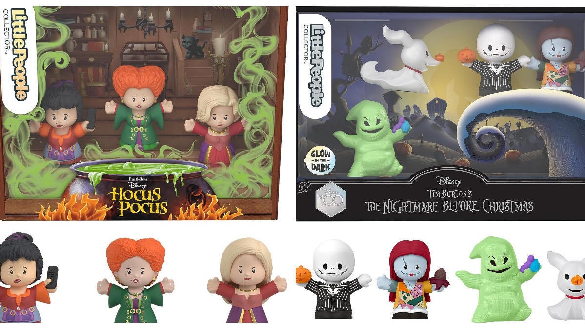 The Nightmare Before Christmas and Hocus Pocus Little People Sets Are  Available Now