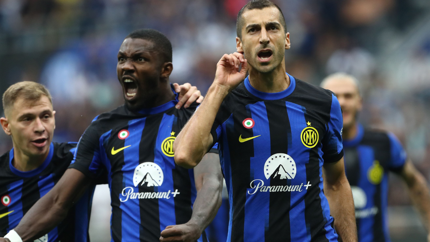 Henrikh Mkhitaryan double leads Internazionale's rout of Milan, Serie A