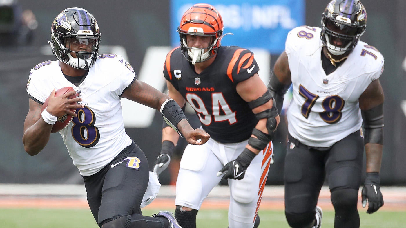 Ravens vs. Bengals score, takeaways: Lamar Jackson and Co. sink division  rivals as Joe Burrow tweaks calf 