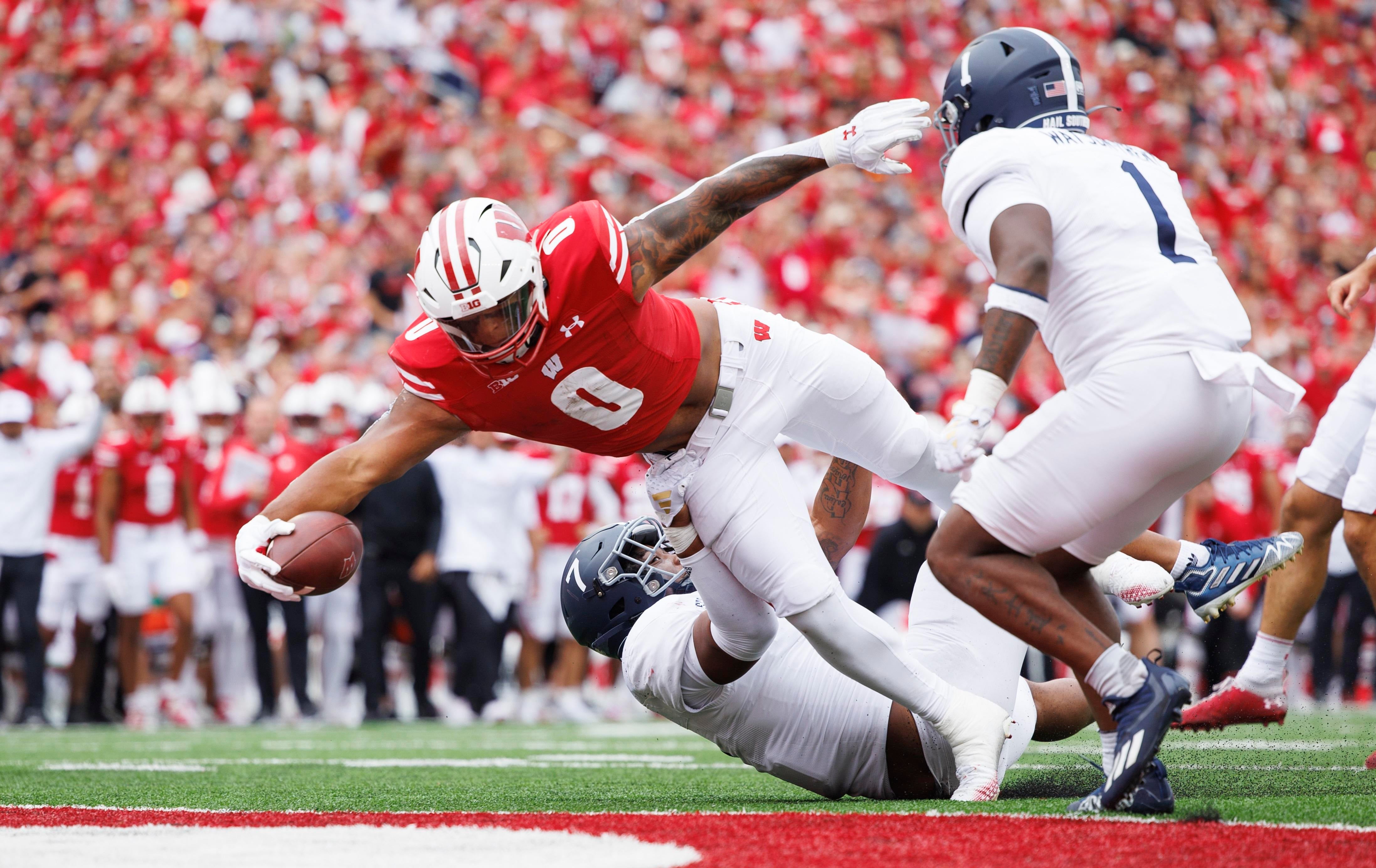 Braelon Allen Rescues Wisconsin Against Georgia Southern