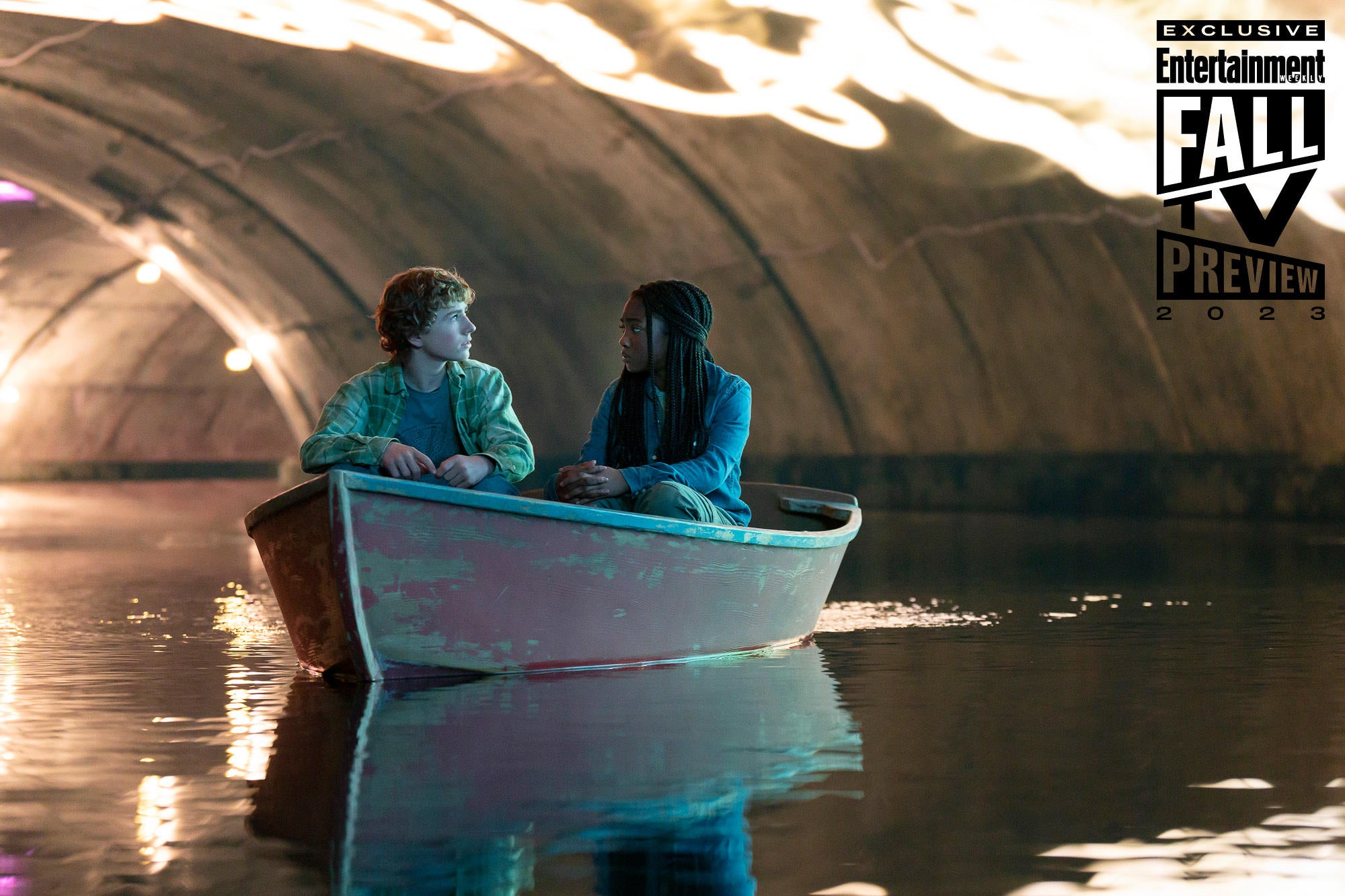 Percy Jackson First Look at Iconic The Lightning Thief Chapter's