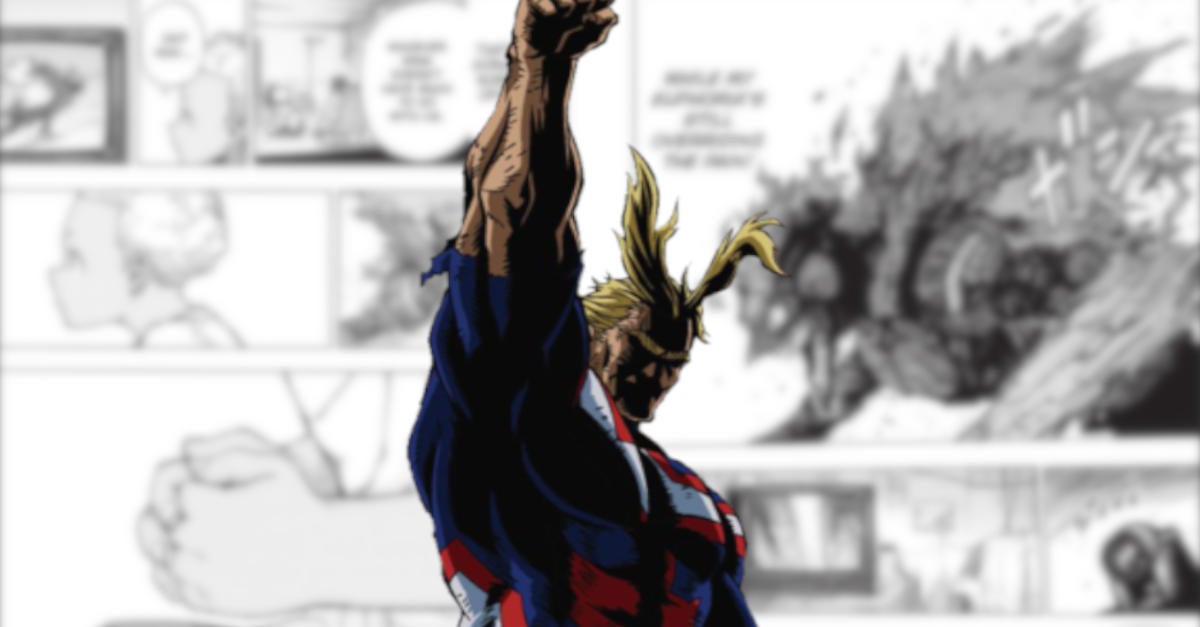 All Might Victory Pose by SirFlufferton on DeviantArt