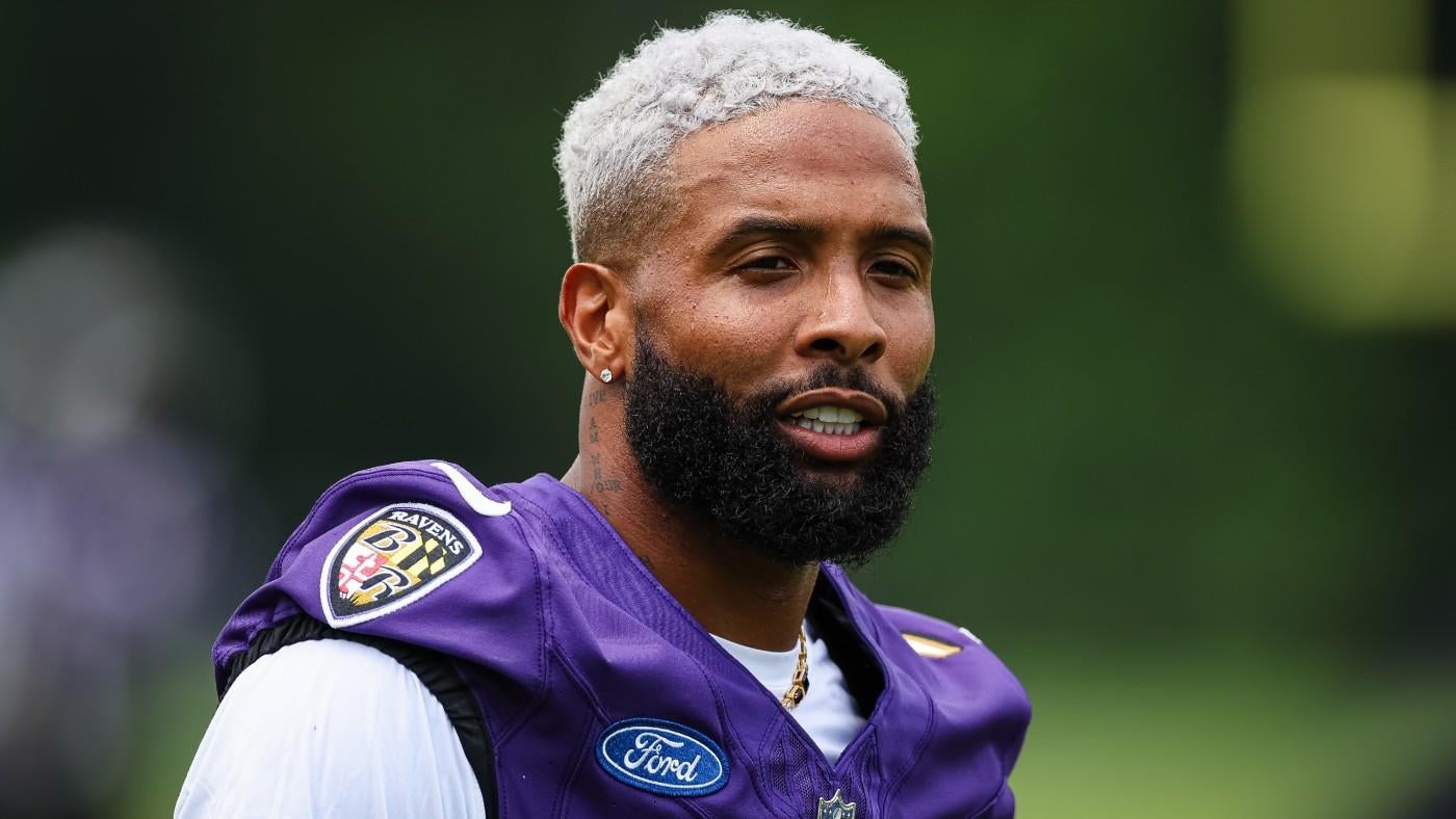 Ravens' Odell Beckham Jr. hanging out with Kim Kardashian after split from longtime girlfriend, per reports