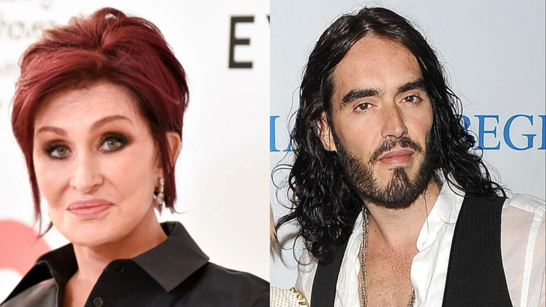 Sharon Osbourne Calls Out Russell Brand for Gross Rod Stewart Exchange Amid Sexual Assault Allegations
