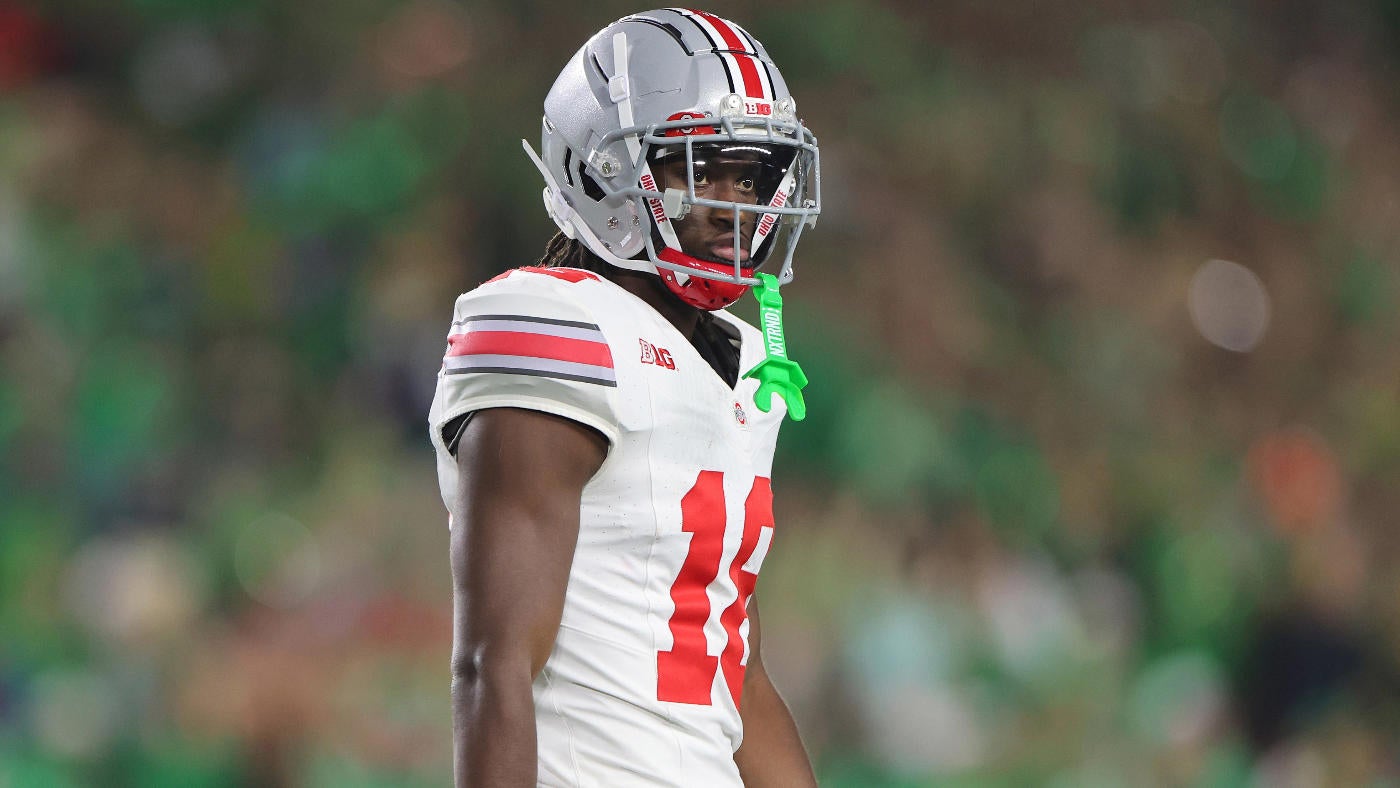 Marvin Harrison Jr. injury: Ohio State star WR reenters top-10 showdown vs. Notre Dame after hurting ankle