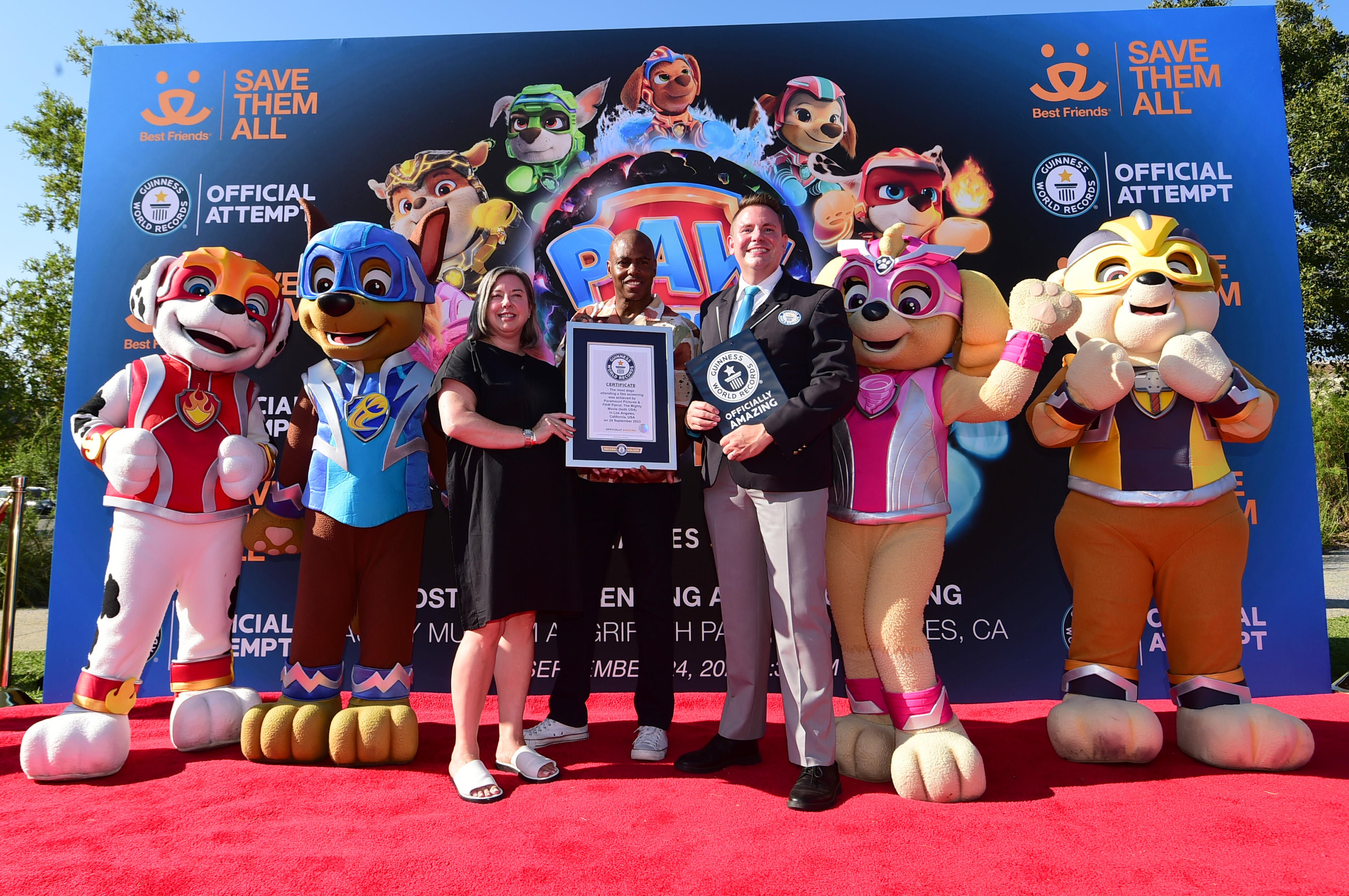 "PAW Patrol: The Mighty Movie" – Guinness World Record Breaking Screening