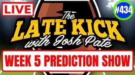 Late Kick Live Ep 434: Week 5 Prediction Show | NEW JP Poll | Lanning & Day | Conference Favorites