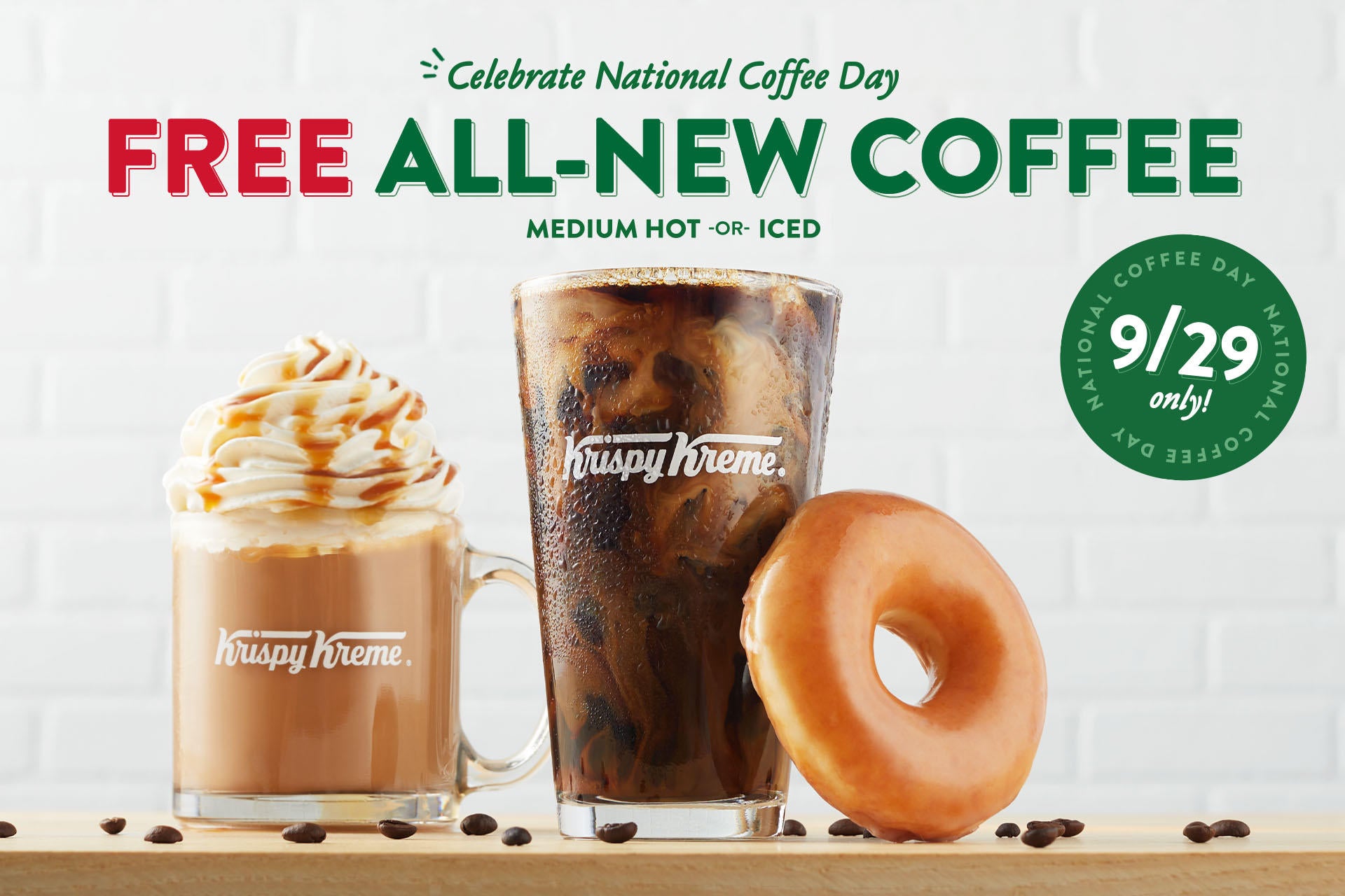 How to Get Free Coffee at Krispy Kreme on National Coffee Day