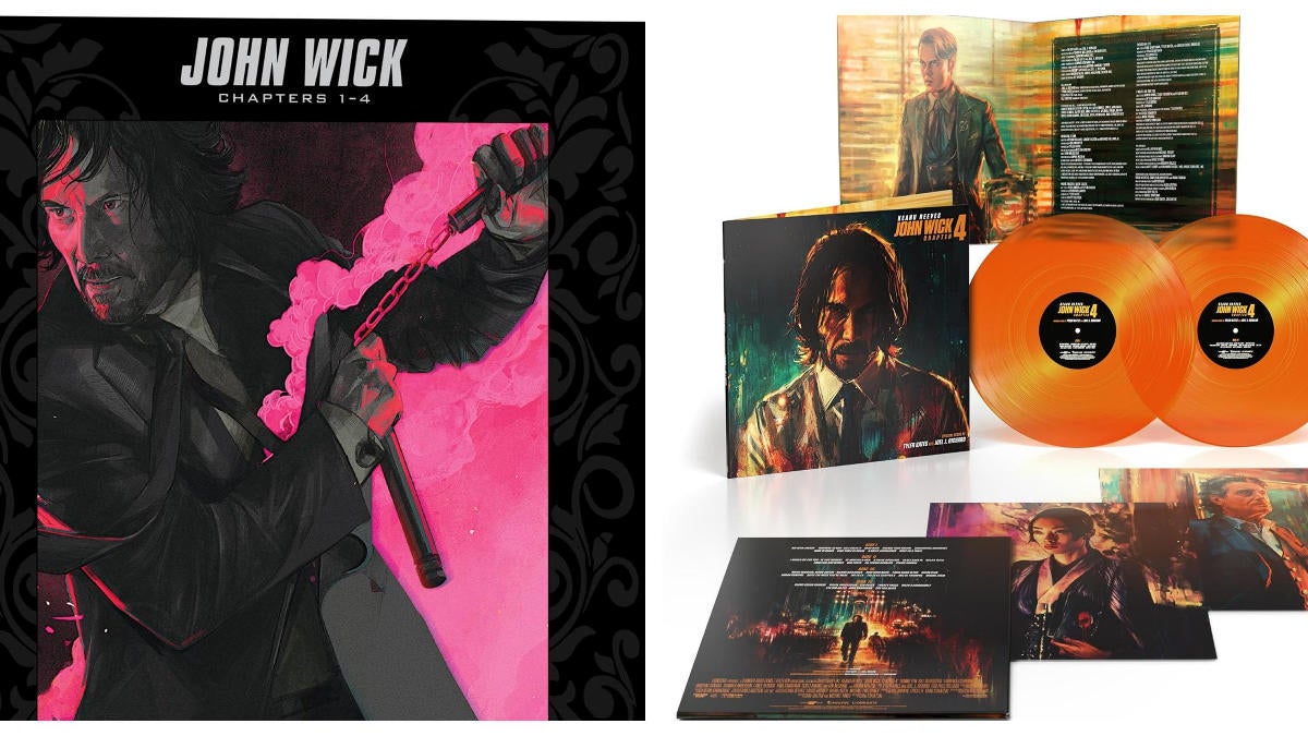 John Wick Chapters 1 4 Blu Ray Collection On Sale Vinyl Soundtrack Released 9472