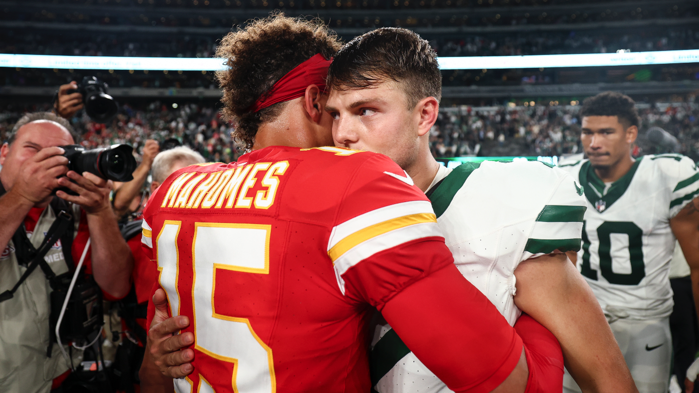 Here's what Patrick Mahomes said to Zach Wilson after Jets QB's breakout game vs. Chiefs
