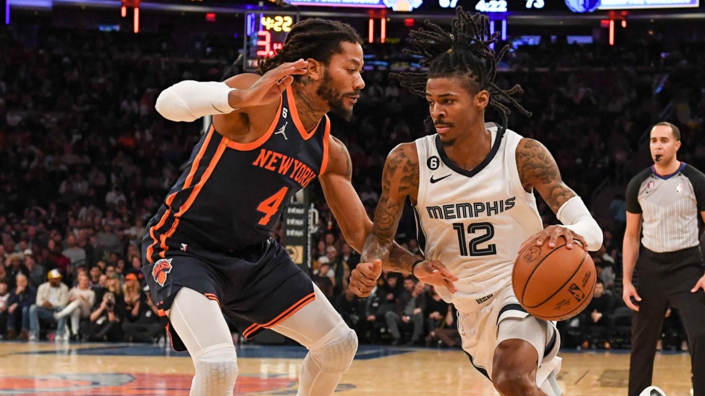 Grizzlies' Derrick Rose 'not here to babysit' Ja Morant, says 'It's my job to push' the young star