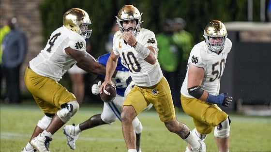 NCAA Football: Notre Dame at Duke