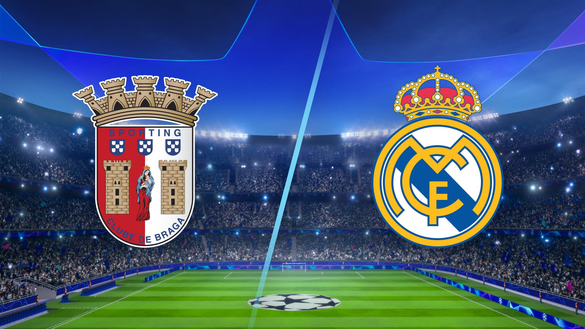 Real Madrid vs SC Braga  Champions League 23-24 Live Scores
