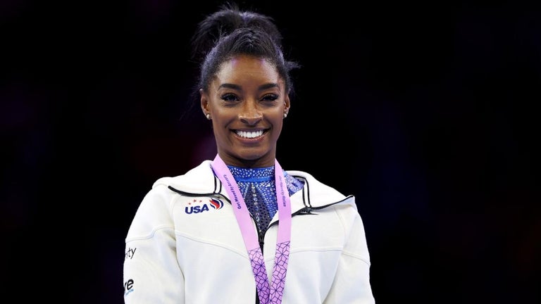 Simone Biles Gets 'Emotional' After Winning Sixth Gymnastics World Title
