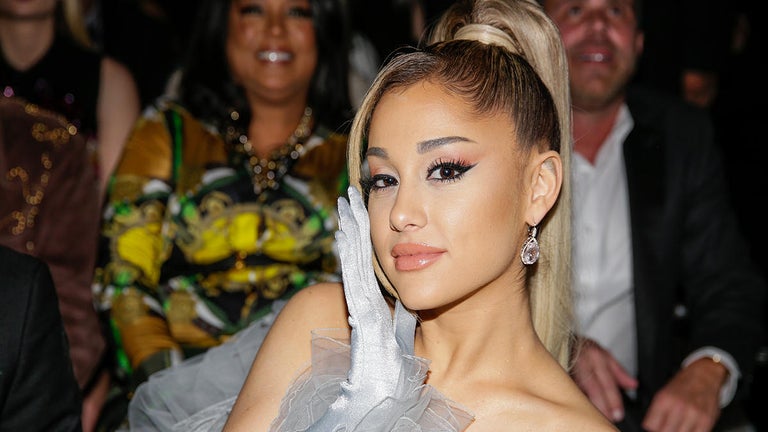Ariana Grande Wears Her Blonde Hair Down for First Time
