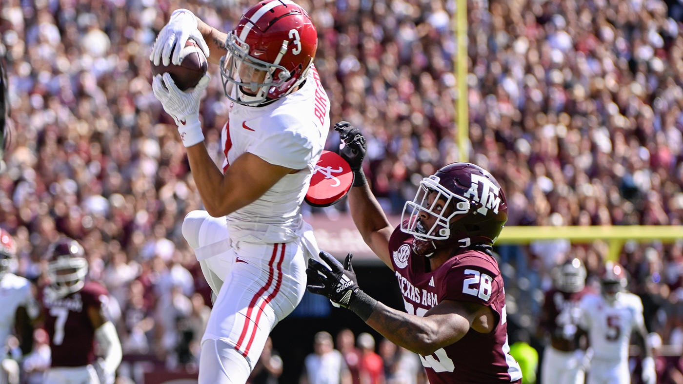 Alabama vs. Texas A M score Jermaine Burton explodes for No. 11