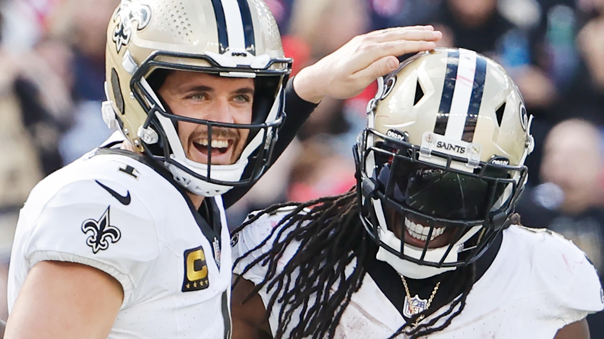 Saints Debut Their Awesome New Black Helmets on Sunday in London